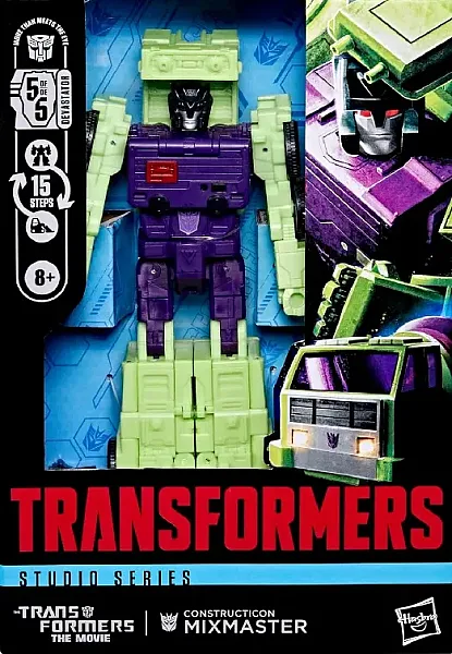 TRANSFORMERS THE MOVIE STUDIO SERIES VOYAGER CLASS ACTION FIGURE CONSTRUCTICON MIXMASTER 14 CM
